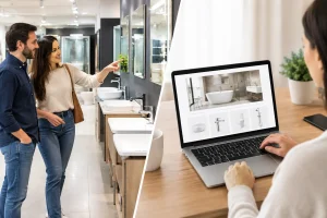 Bathroom Showroom or Online Buying - Which Is Best?